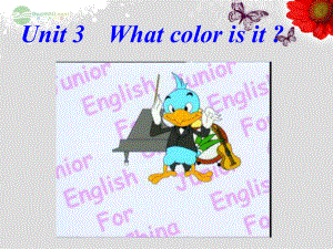 七年級英語上冊《Starter Unit 3 What color is it？》課件（1） （新版）人教新目標版