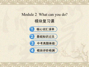 七年级英语下册 Module 2 What can you do模块复习课课件 （新版）外研版
