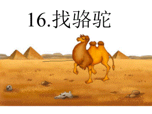 16.找骆驼ppt课件