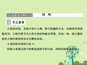 高中語文 第六單元 小說鑒賞方略之六 結(jié)構(gòu)課件 新人教版選修外國小說欣賞