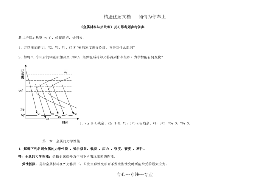 《金屬材料與熱處理》復(fù)習(xí)資料(共32頁(yè))_第1頁(yè)