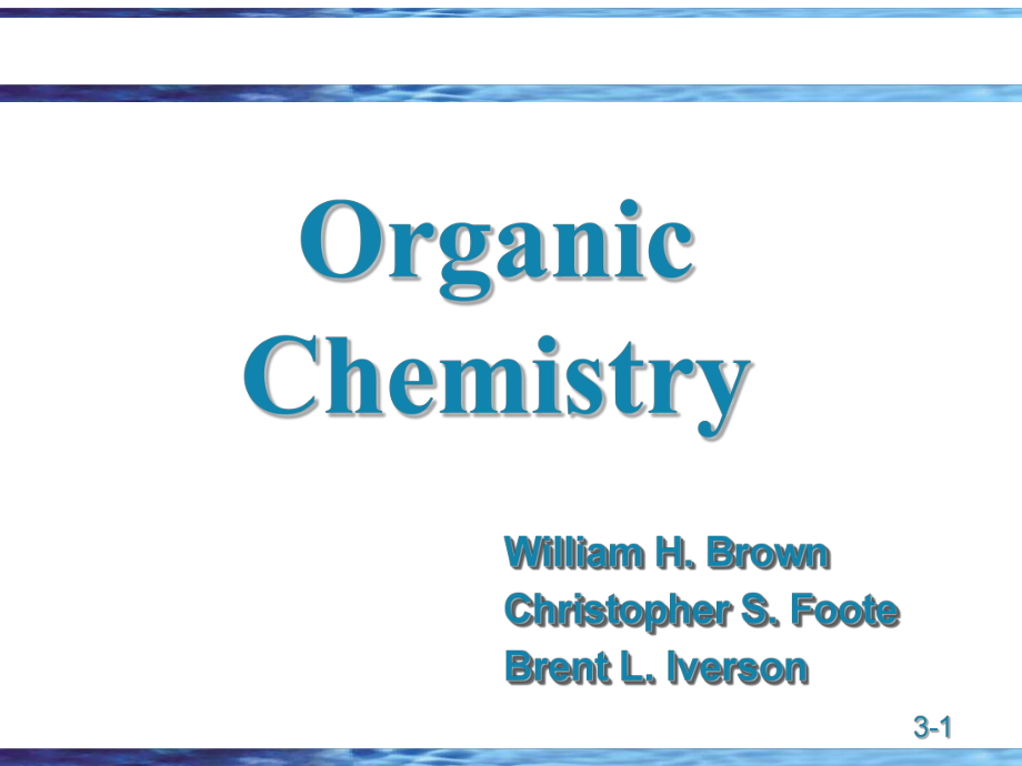 有机化学英文课件chapter3_第1页