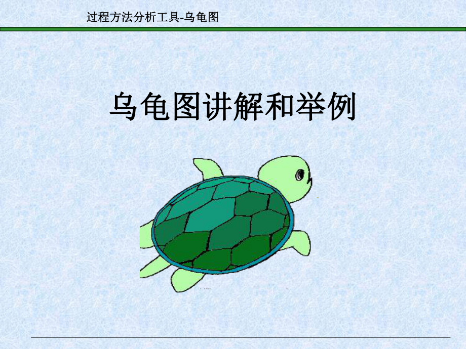 过程方法分析工具乌龟图讲解和举例_第1页
