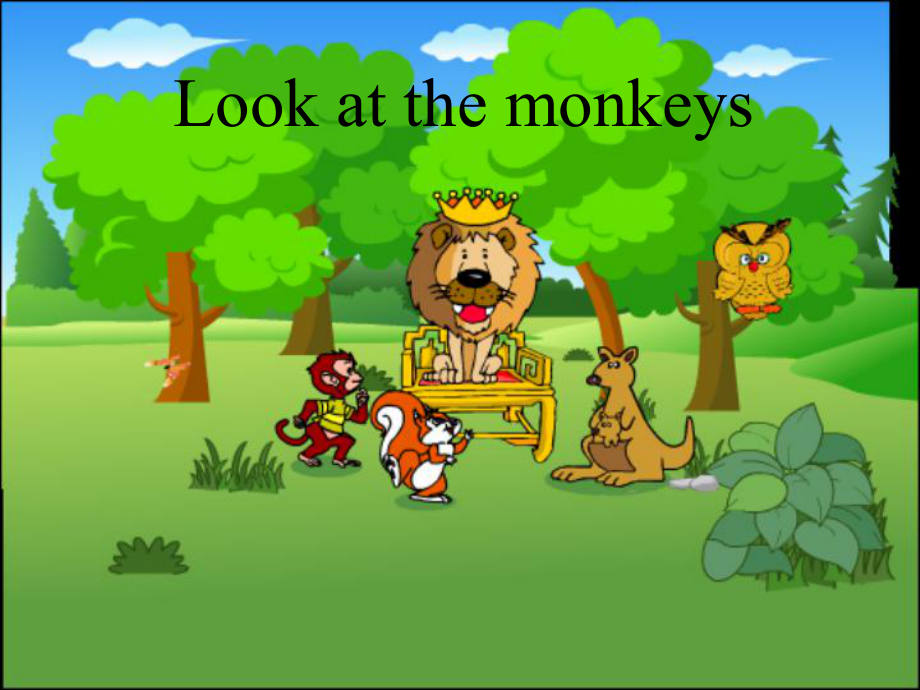 人教版PEP小學(xué)英語(yǔ)五年級(jí)下冊(cè)《Unit 5 Look at the Monkeys 》課件_第1頁(yè)