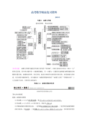 浙江高考數(shù)學二輪復習教師用書：第1部分 重點強化專題 專題6 突破點14 函數(shù)的圖象和性質 Word版含答案