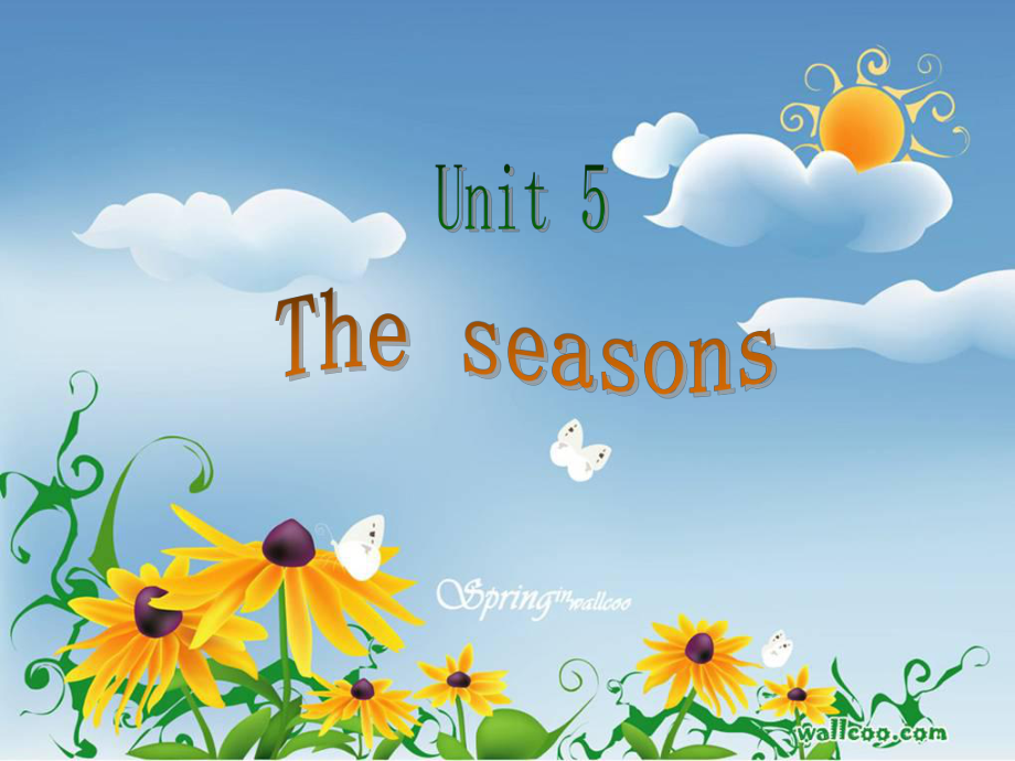 譯林版牛津小學(xué)英語6B　Unit5 The seasons課件_第1頁