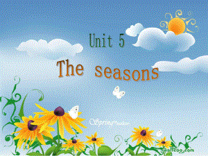 譯林版牛津小學(xué)英語(yǔ)6B　Unit5 The seasons課件