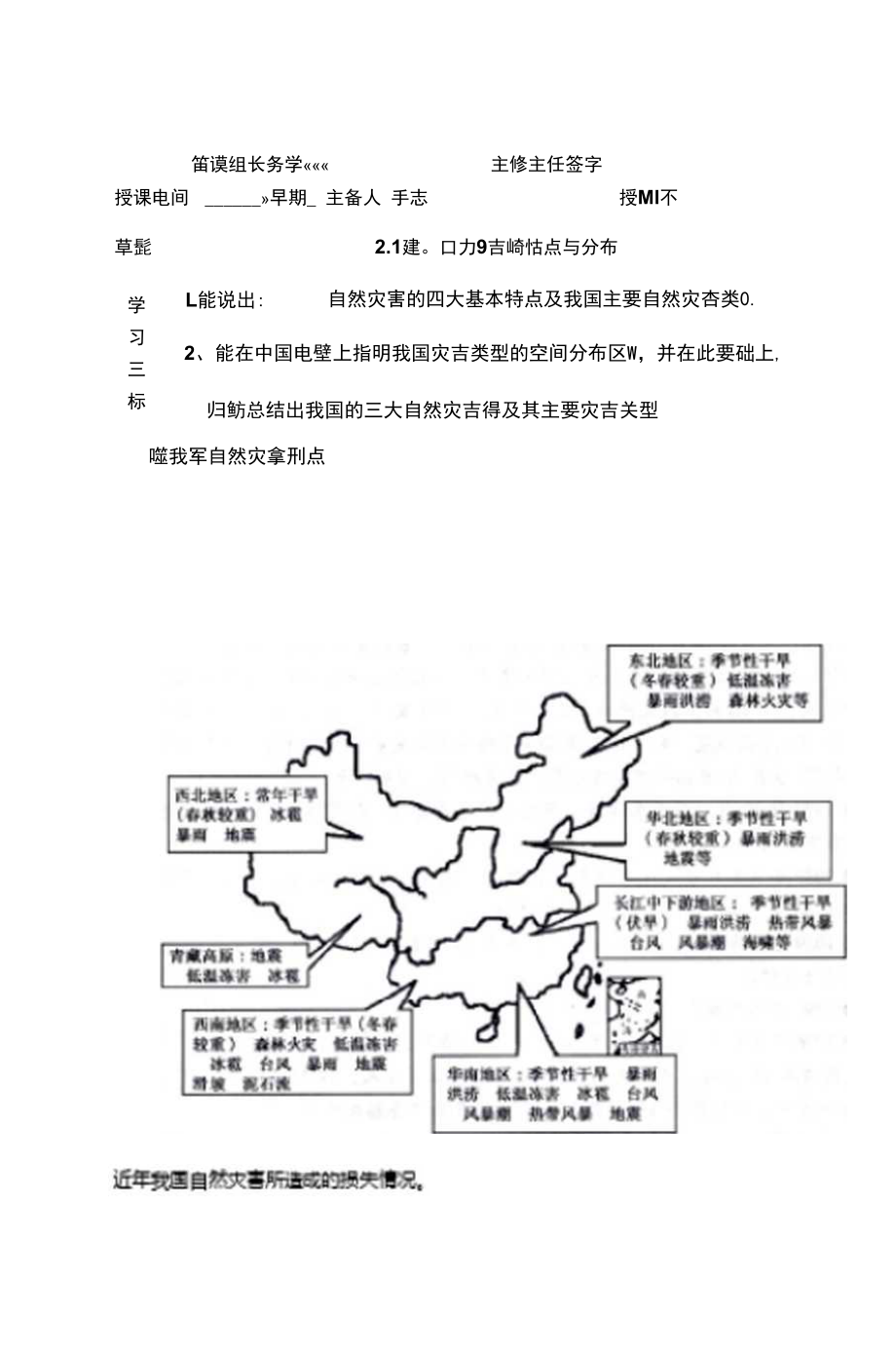 学案21我国自然灾害的特点与分布_第1页