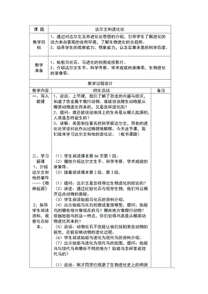 重工四校孫婷《達(dá)爾文與他的進(jìn)化論》