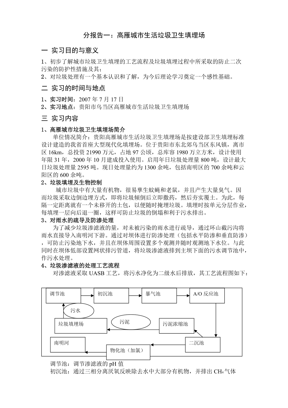 环境专业认识实习报告_第1页