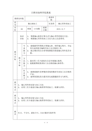 任務四 偏心零件