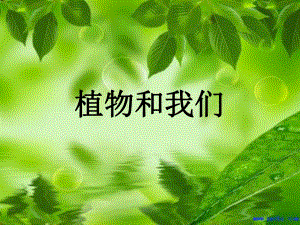 《植物和我們》