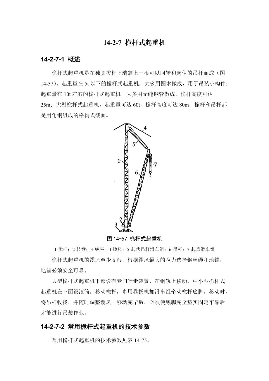 1427 桅杆式起重机_第1页