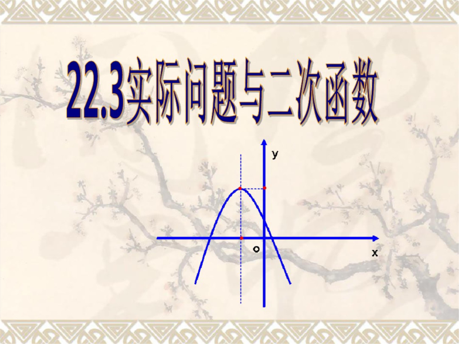 22.3实际问题与二次函数.3实际问题与二次函数2共25页共25页_第1页