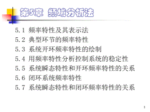 频率特性及其表示法