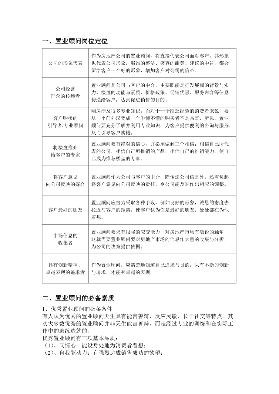 置业顾问基础培训讲义(doc 48)_第1页