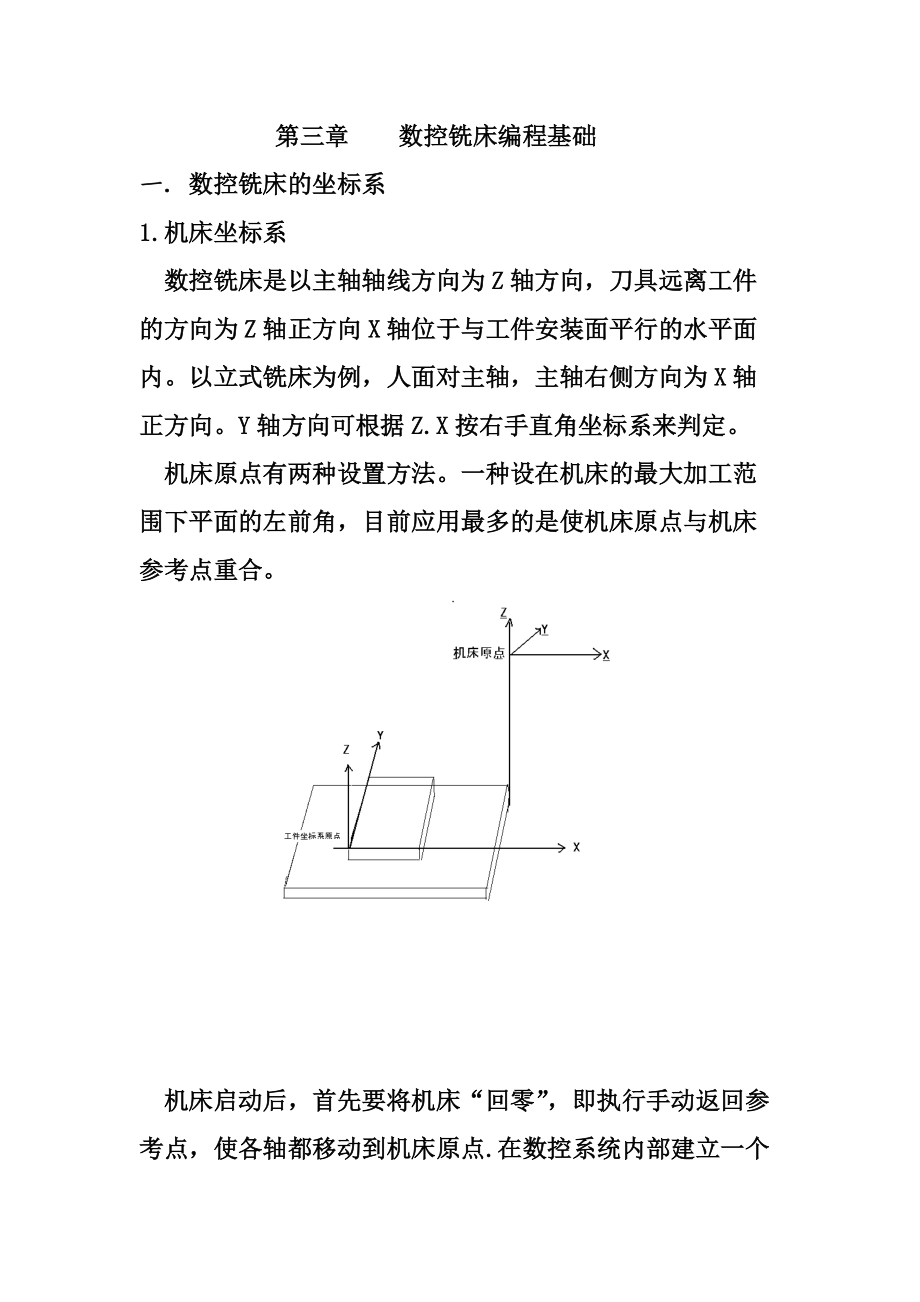 数控铣床编程基础教学讲义_第1页