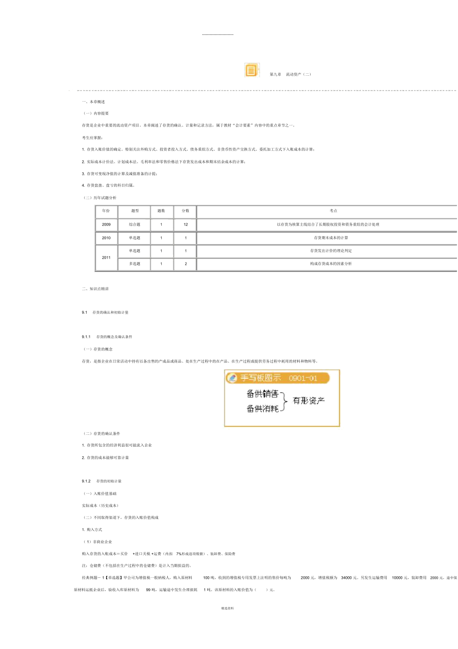 流动资产(二(一)_第1页