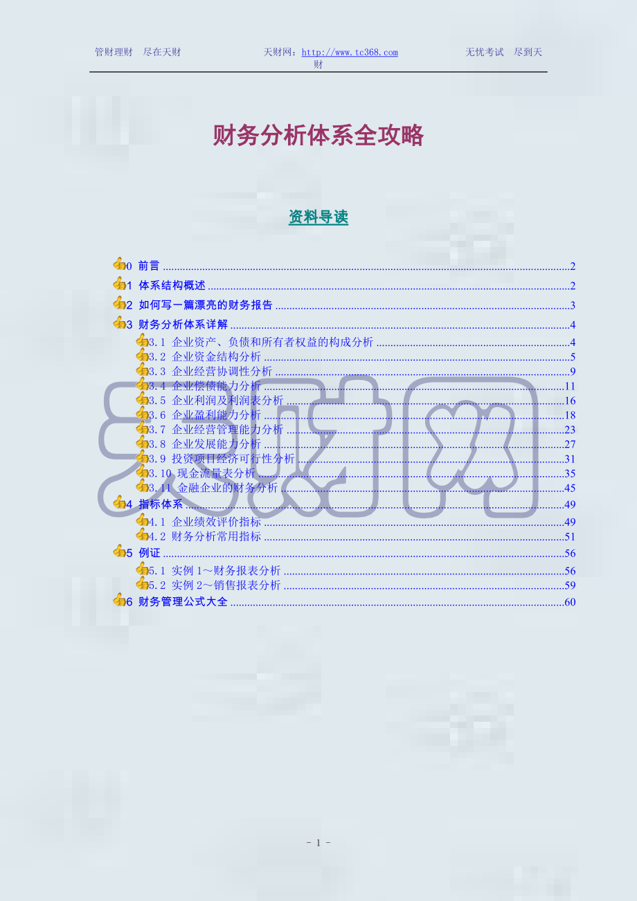 财务分析体系[共85页]_第1页