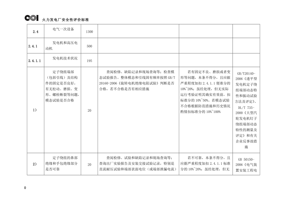 火力发电厂安全性评价手册电气一次部分_第1页