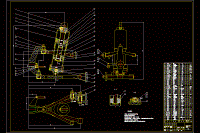 油氣彈簧懸架CAD圖紙?jiān)O(shè)計(jì)