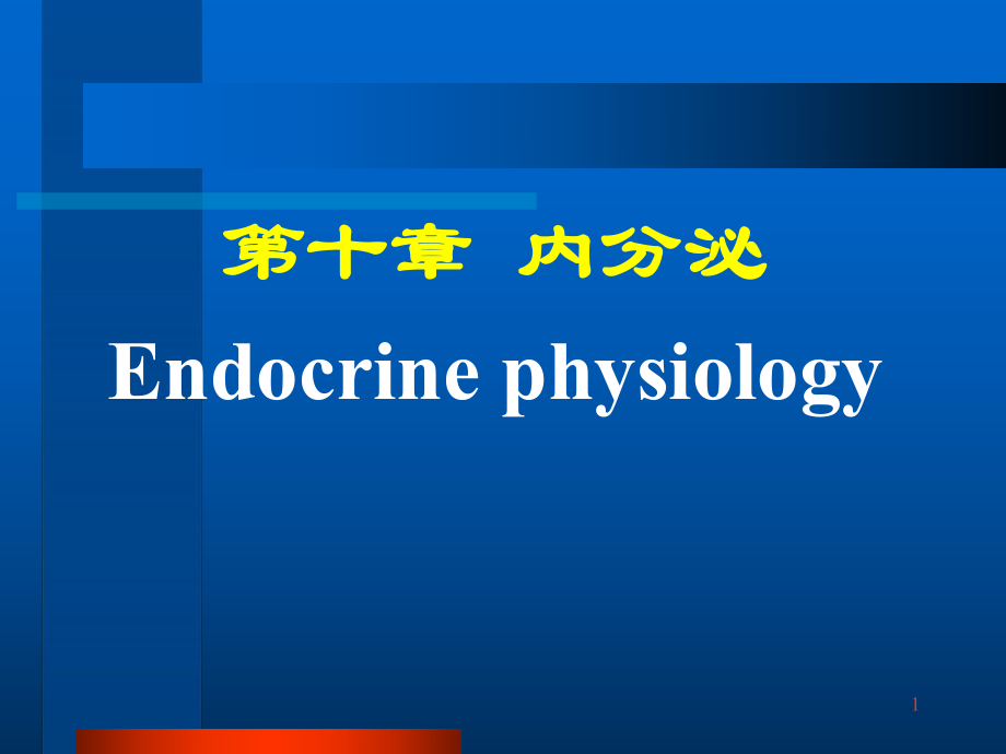 动物生理学11－内分泌_第1页