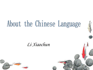 About-the-Chinese-LanguagePPT课件