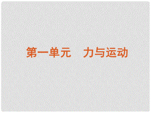 高考物理二輪復(fù)習(xí)方案 專題1 物體的平衡課件 新課標(biāo)