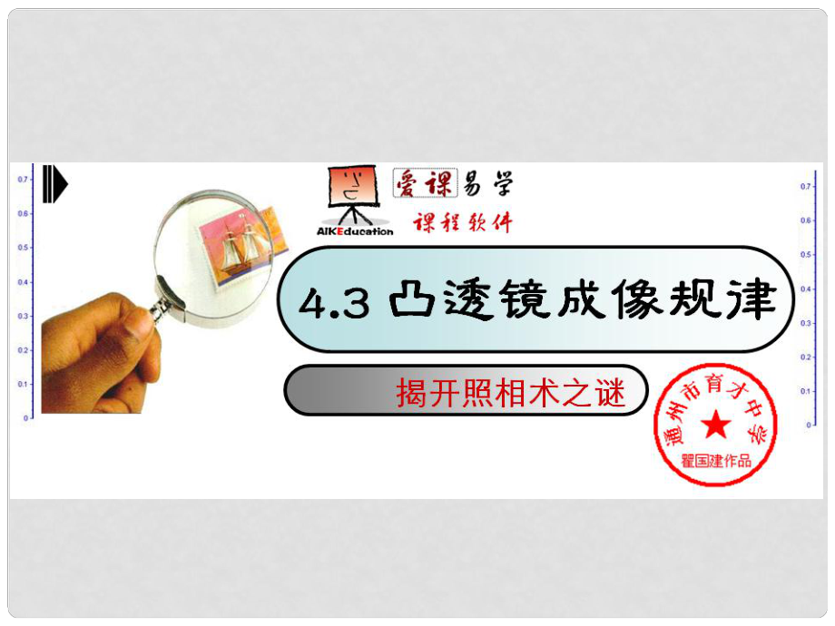 江蘇省東臺(tái)市八年級(jí)物理上冊(cè) 4.3 凸透鏡成像規(guī)律課件 蘇科版_第1頁(yè)