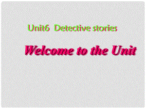 江蘇省丹陽(yáng)市九年級(jí)英語(yǔ)上冊(cè)《Unit6 Detective stories》課件 牛津版