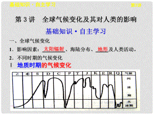 高考地理一輪復(fù)習(xí) 第五單元 第3講 全球氣候變化及其對人類的影響課件 魯教版