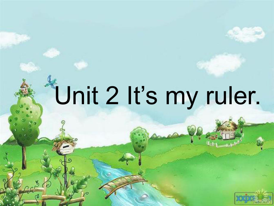 外研版小學英語外研版（一起）一上Module 6《Unit 2 It’s my ruler》ppt課件2_第1頁