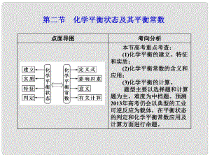 高考化學第一輪復習 第七章第二節(jié)化學平衡狀態(tài)及其平衡常數(shù)課件 新課標（廣東專用）