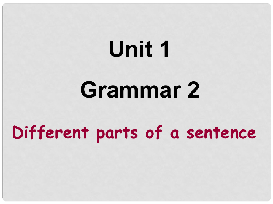 江蘇省宜興市屺亭中學(xué)九年級(jí)英語(yǔ)《9A Unit1 Period 5 Grammar》課件（2） 牛津版_第1頁(yè)