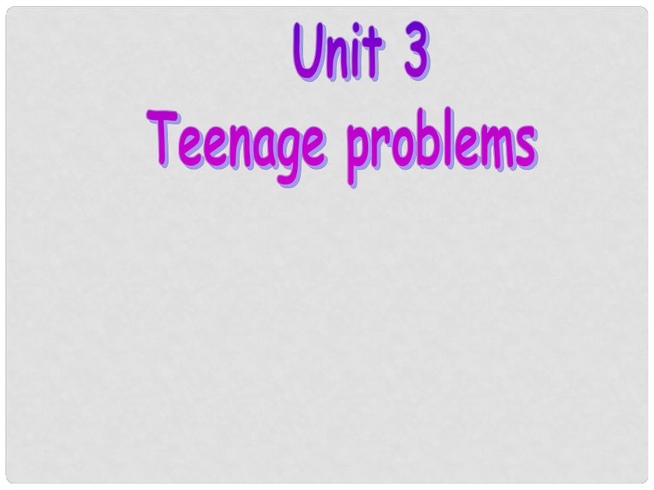 江蘇省金湖縣九年級(jí)英語(yǔ)上冊(cè) aunit3 Teenage problems課件 牛津版_第1頁(yè)