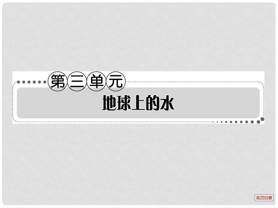 高考地理一輪總復(fù)習(xí)考案 第三單元 地球上的水課件 新人教版_第1頁