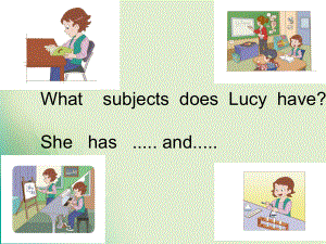 五年級(jí)上冊(cè)英語(yǔ)課件Unit4 Lesson 1 Lucy is in a new school魯科版五四學(xué)制三起 (共12張PPT)