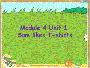 外研版小學英語外研版（一起）二上Module 4《Unit 1 Sam like T-shirts》ppt課件5