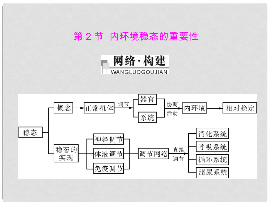 高中生物 第1章 第2節(jié) 內(nèi)環(huán)境穩(wěn)態(tài)的重要性課件 理 新人教版必修3_第1頁