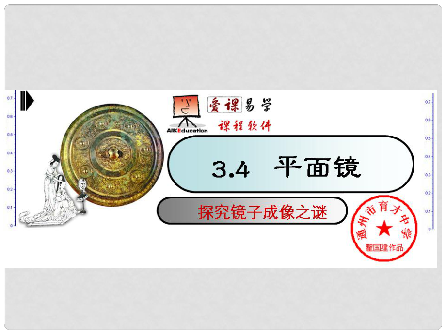 江蘇省東臺市八年級物理上冊 3.4 平面鏡課件 蘇科版_第1頁