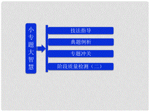 吉林省長五中高中物理 第二章 小專題 大智慧 課件 選修31