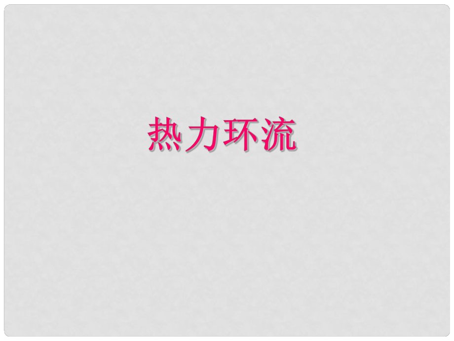 山東省沂水縣高一地理 大氣圈與天氣氣候（第2課時）課件_第1頁