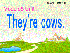 外研版（一起）一下Module 5《Unit 1 They’re cows》ppt課件2