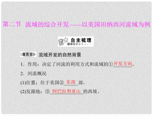 高中地理 第三章 第二節(jié) 流域的綜合開發(fā)——以美國田納西河流域?yàn)槔n件 理 新人教版必修3