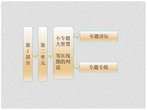 高中地理 教師用書 第1部分 第二單元 小專題 大智慧等壓線圖的判讀課件 魯教版必修1