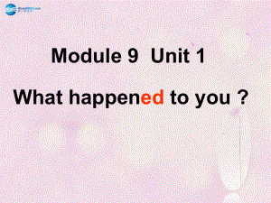 外研版小學(xué)英語Module 9 Unit 1 What happened to you head課件1 外研版（一起）