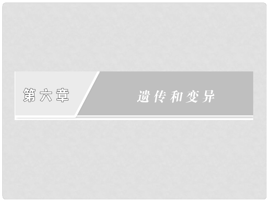 四川省成都市高考生物一轮复习 必修部分 第六章第一节遗传的物质基础（一、DNA是主要的遗传物质）课件_第1页