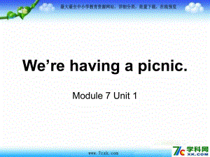 外研版（一起）二下Module 7《Unit 2 We’re having a picnic》ppt課件1