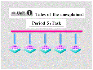 1011高中英語(yǔ) Unit1《Tales of the unexplained》Period5課時(shí)講練通課件 譯林牛津版必修2