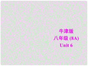 江蘇省大豐市萬盈二中八年級英語上冊 Unit 6 Natural disastersCheckout 課件 牛津版